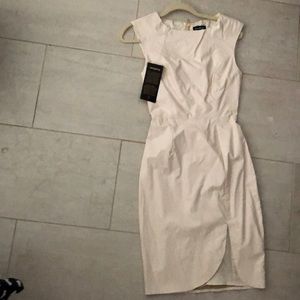Brand new faux leather Bebe dress